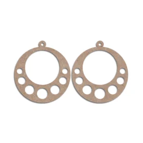 Mdf earrings design 7