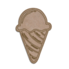 Engraved Ice Cream Cone Mdf Cutout Engraved mdf cutouts
