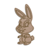 Engraved Cartoon Bunny Mdf Cutout Engraved cartoon bunny mdf cutout
