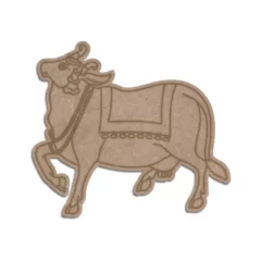 Kamdhenu painted in pichwai style cow (left facing)