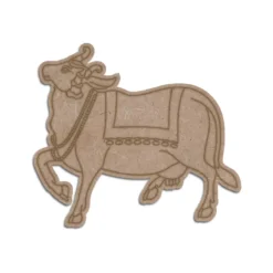 Kamdhenu Painted in Pichwai Style Cow (Left Facing)