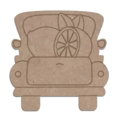 Mdf cutout lemon truck
