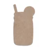 Mason Jar With Lemon Straw Unfinished Mdf Cutout Mdf cutout lemon jar