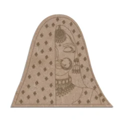MDF Cutout of Indian bride