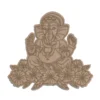 Mdf Cutout Of Ganpati With Flowers Mdf cutout of ganpati with flowers