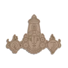 Engraved tirupati balaji mdf cutout
