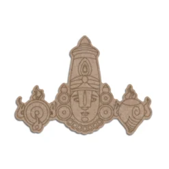 Engraved Tirupati Balaji MDF Cutout