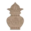 Engraved Mdf Cutout Of Kalash With Om Design 1 Engraved mdf cutout of kalash with om