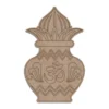 Engraved Mdf Cutout Of Kalash With Om Design 2 Engraved mdf cutout of kalash with om