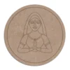 Pre Marked Mdf Base Rajasthani Woman Art Cutout For Crafts Work Home, Room Decor Laser Cut Artistic Diy Work Art And Craft Pre marked mdf base rajasthani woman art cutout for crafts work home, room decor laser cut artistic diy work art and craft