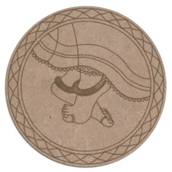 Pre Marked Wooden MDF Ghungroo Cutout for Craft Work