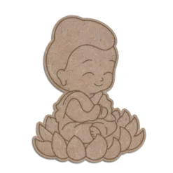 Pre Marked Little Buddha MDF Cutout