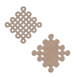 Indian traditional and cultural rangoli, alpona, kolam or paisley mdf cutout design 3