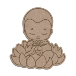 Pre Marked Little Buddha 2 MDF Cutout