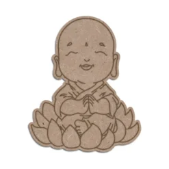 Pre Marked Little Buddha 3 MDF Cutout