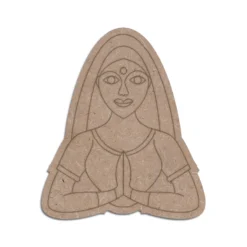 MDF Cutout of Rajasthani Women for Craft