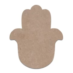 Mdf cutout of hamsa hand