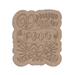 Dream Plan Do MDF Quotes Plaque