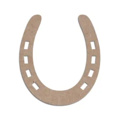 Good Luck MDF Cut Horse Shoe