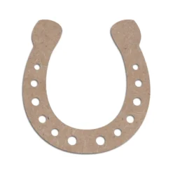 MDF Cut Horseshoe for good luck charm