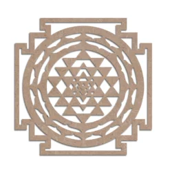 MDF Cut Shriparni Sriparni Savan Shri Yantra for Wealth & Prosperity