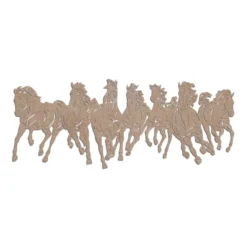 7 Running Horses MDF Cutout for Home Vastu